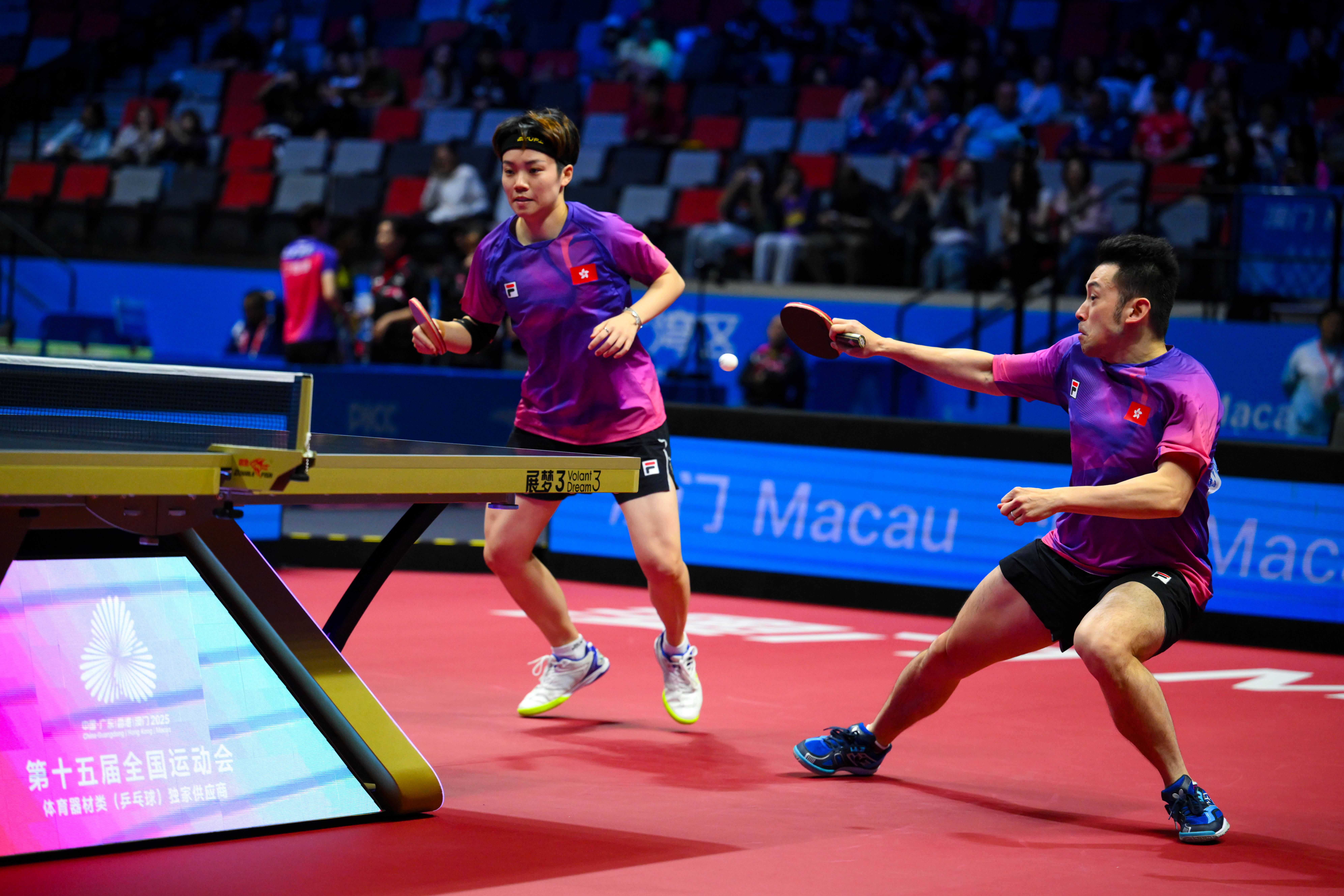 (全运会)乒乓球——混合双打1/8决赛赛况