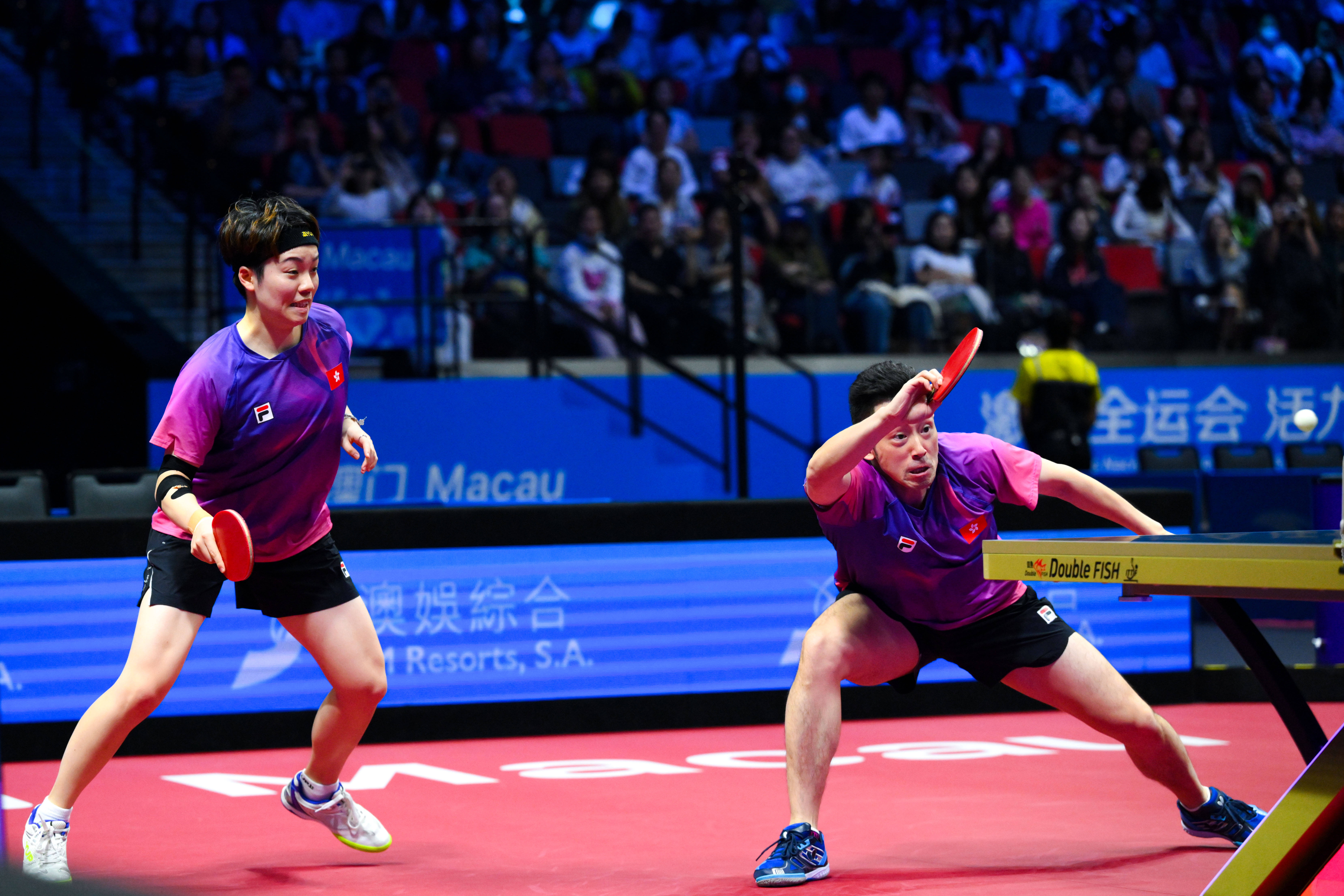 (全运会)乒乓球——混合双打1/8决赛赛况