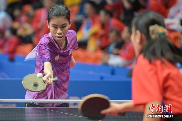 特奥乒乓球女子单打、男子双打比赛在香港举行