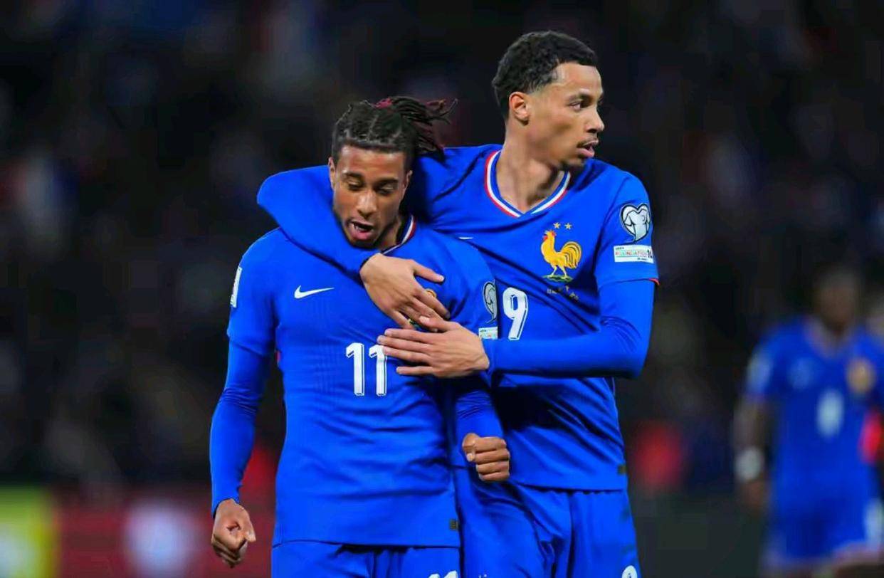 世界杯欧洲区预选赛第9轮法国主场4-0击败乌克兰