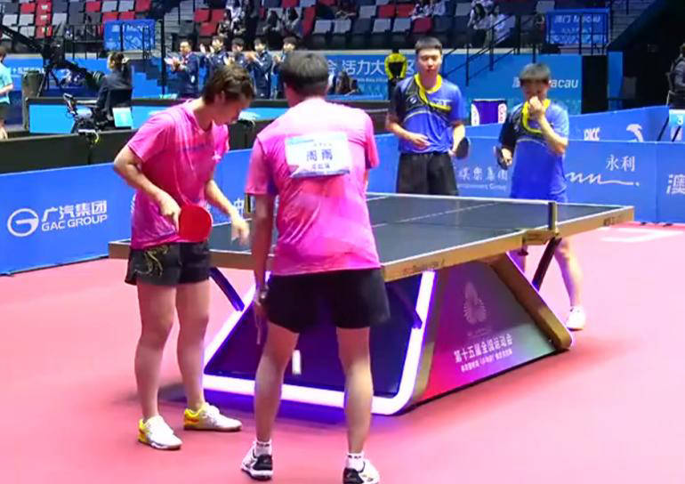 全运会乒乓球混双赛首轮分析：世界冠军郝帅轻松晋级，陈幸同苦战5局取胜