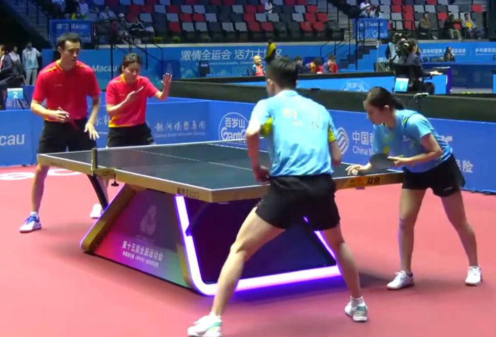 全运会乒乓球混双赛首轮分析：世界冠军郝帅轻松晋级，陈幸同苦战5局取胜